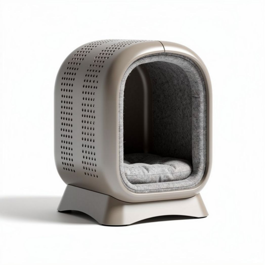 Pet house with breathable design and cushion interior 50 x 45 x 60cm